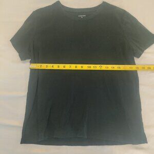 Black Heavyweight 100% Cotton Lands End Tee